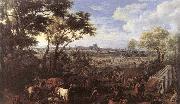 MEULEN, Adam Frans van der The Army of Louis XIV in front of Tournai in 1667 oil painting reproduction